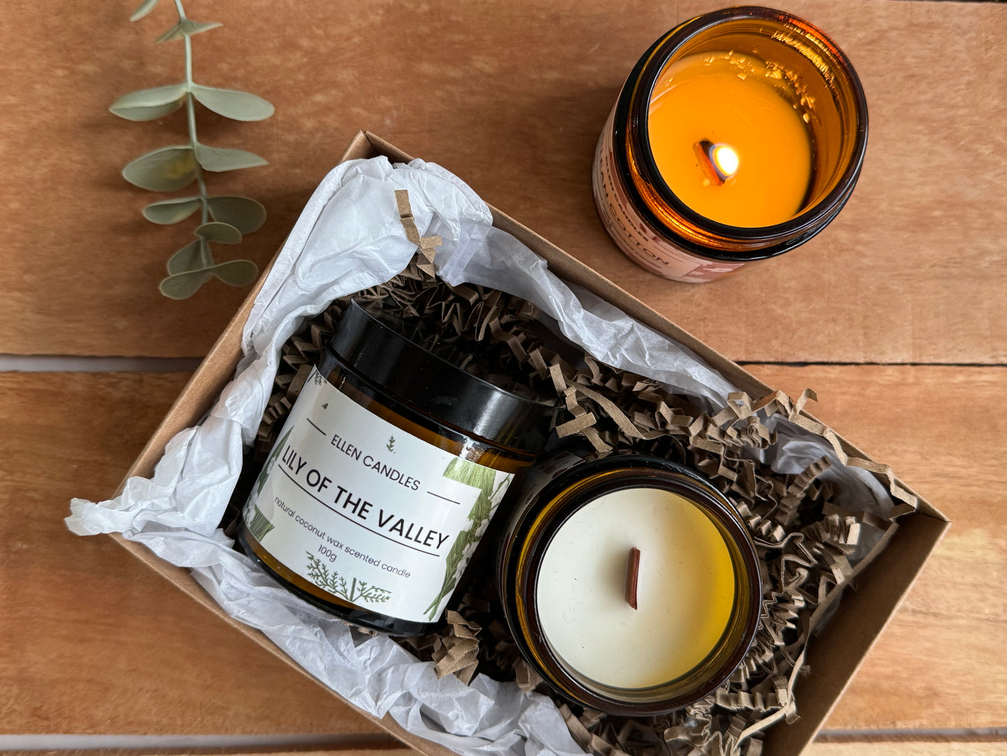 מארז מתנה מפנק מבית Ellen Candles
