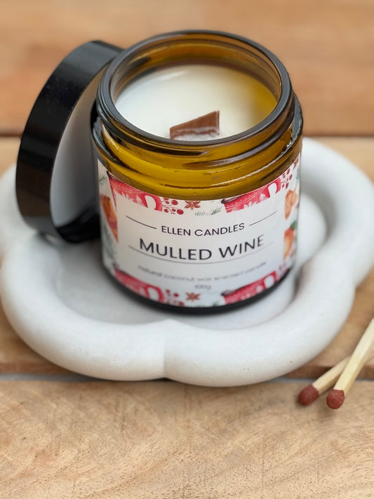 נר ריחני בעבודת יד Mulled Wine